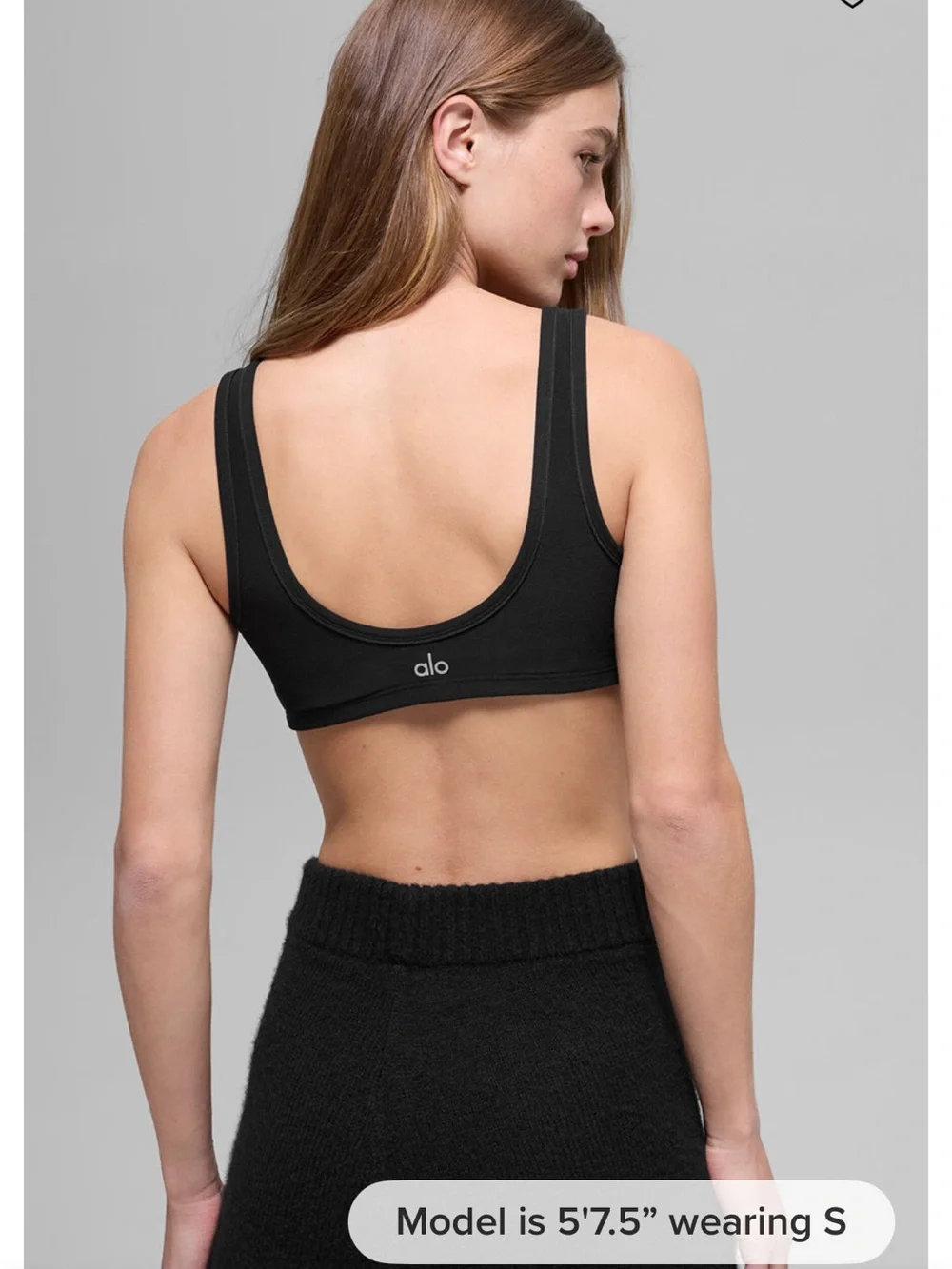 Alosoft Center Stage Bra Black